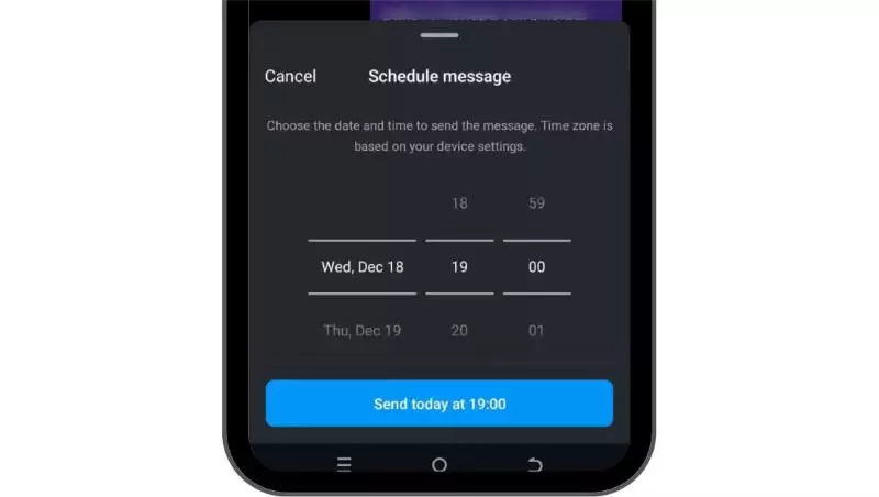 jadwalkan pesan di ig